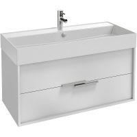 Тумба под раковину Jacob Delafon Vivienne 100 EB1668-J5-J5 подвесная Белая глянцевая — фото 1, Тумбы под раковину