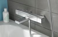 Смеситель для ванны Hansgrohe Ecostat E с термостатом Хром арт-15774000 — фото 2, Смеситель для ванны