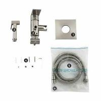 Гигиенический душ со смесителем Gappo G7299-20 Сатин — фото 8, Гигиенические души