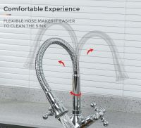 Смеситель для кухни Gappo G89 G4089 Хром — фото 3, Смесители для кухни