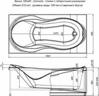 Товар: Акриловая ванна Aquanet Grenada 180x90 205493 без гидромассажа - фото 5 Акриловая ванна Aquanet Grenada 180x90 205493 без гидромассажа — фото 5, Ванны