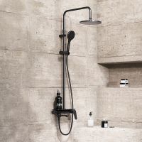 Душевая система Damixa Jupiter 977730300 Черная матовая — фото 6, Душевое оборудование. Душевая программа