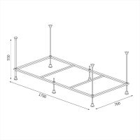 Акриловая ванна Berges Feya 170x70 050015 без гидромассажа — фото 10, Акриловые ванны