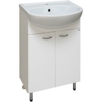 Тумба под раковину Runo Уют 50 00000000065 Белая — фото 1, Тумбы под раковину