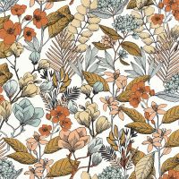 Товар: Обои Caselio Flower Power 101857241 Винил на флизелине (0,53*10,05) Разноцветный, Цветы - фото 1 Обои Caselio Flower Power 101857241 Винил на флизелине (0,53*10,05) Разноцветный, Цветы — фото 1, Обои для стен