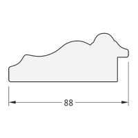 Зеркало Evoform Exclusive 106х76 BY 1297 с фацетом в багетной раме - Римское серебро 88 мм — фото 5, Мебель для ванной