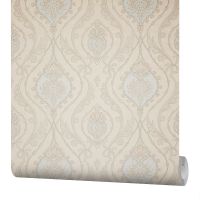 Обои Fipar Grand Classic Винил на флизелине (1,06*10,05) Бежевый/Голубой, Орнамент арт-R 28014 — фото 2, Обои для стен