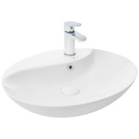 Раковина-чаша WeltWasser Elbach 1147 55 10000004583 Белый глянец — фото 1, Раковины накладные