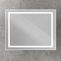 Товар: Зеркало BelBagno Kraft 100 SPC-KRAFT-1000-800-SENS-AL с подсветкой Сатин с сенсорным выключателем - фото 3 Зеркало BelBagno Kraft 100 SPC-KRAFT-1000-800-SENS-AL с подсветкой Сатин с сенсорным выключателем — фото 3, Мебель для ванной