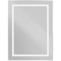 Зеркало BelBagno Kraft 50 SPC-KRAFT-500-800-SENS-AL с подсветкой Сатин с сенсорным выключателем — фото 1, Зеркала в ванную комнату