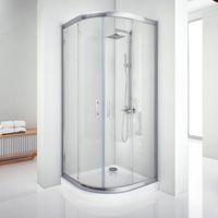 Товар: Душевой уголок Aquanet Alfa NAA2142 100x100 профиль Хром стекло прозрачное - фото 2 Душевой уголок Aquanet Alfa NAA2142 100x100 профиль Хром стекло прозрачное — фото 2, Душевые уголки четверть круга