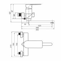 Товар: Смеситель для ванны WesnaArt Ray RAY11-320 универсальный Хром - фото 3 Смеситель для ванны WesnaArt Ray RAY11-320 универсальный Хром — фото 3, Смеситель для ванны