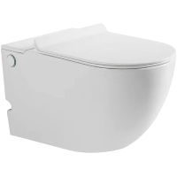 Комплект унитаза с инсталляцией SantiLine SL-5031 подвесной Белый с сиденьем Микролифт — фото 1, Умные унитазы