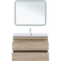 Товар: Тумба под раковину Aquanet Нота New 100 334200 подвесная Дуб светлый - фото 7 Тумба под раковину Aquanet Нота New 100 334200 подвесная Дуб светлый — фото 7, Тумбы под раковину