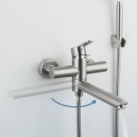 Товар: Смеситель для ванны Frap H801 F32801 универсальный Сатин - фото 6 Смеситель для ванны Frap H801 F32801 универсальный Сатин — фото 6, Смесители