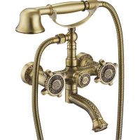 Смеситель для ванны ZorG Antic A 2001W-BR Бронза — фото 1, Смеситель для ванны