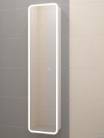 Товар: Шкаф пенал Art&Max Platino AM-Pla-400-1600-1D-R-L-DS-F с сенсорным выключателем Белый - фото 2 Шкаф пенал Art&Max Platino AM-Pla-400-1600-1D-R-L-DS-F с сенсорным выключателем Белый — фото 2, Мебель для ванной