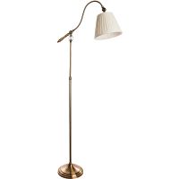 Торшер Artelamp Seville A1509PN-1PB Бежевый Полированная медь — фото 1, Торшеры