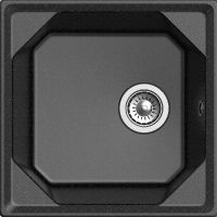 Кухонная мойка GranFest Unique GF-U-500 Черная — фото 2, Кухонные мойки