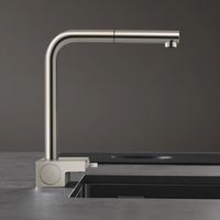 Товар: Смеситель для кухни Hansgrohe Aquno Select M81 73830800 Сталь - фото 2 Смеситель для кухни Hansgrohe Aquno Select M81 73830800 Сталь — фото 2, Смесители для кухни