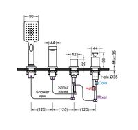 Товар: Смеситель на борт ванны Timo Torne 4330/00Y Хром - фото 6 Смеситель на борт ванны Timo Torne 4330/00Y Хром — фото 6, Смесители