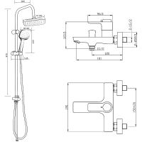 Товар: Душевая система Orange T19-944cr с термостатом Хром - фото 14 Душевая система Orange T19-944cr с термостатом Хром — фото 14, Душевое оборудование. Душевая программа