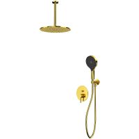 Душевая система Whitecross Y gold YSET12TOPGL Золото — фото 1, Душевое оборудование. Душевая программа