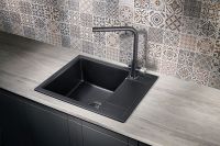Товар: Кухонная мойка Milacio Navarra 60 Cuarzo MC.77071 Черная матовая - фото 2 Кухонная мойка Milacio Navarra 60 Cuarzo MC.77071 Черная матовая — фото 2, Кухонные мойки