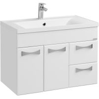 Тумба под раковину Aquaton Диор 80 1A167801DR010 подвесная Белая — фото 1, Тумбы под раковину