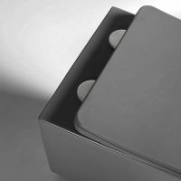 Унитаз Vincea Q-Line VT1-12MA подвесной Антрацит матовый с сиденьем Микролифт — фото 7, Подвесные унитазы