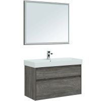 Товар: Тумба под раковину Aquanet Nova Lite 100 242582 подвесная Дуб рошелье - фото 5 Тумба под раковину Aquanet Nova Lite 100 242582 подвесная Дуб рошелье — фото 5, Тумбы под раковину