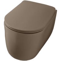 Унитаз Kerasan Nolita 531488 подвесной Bruno matt без сиденья — фото 1, Унитазы