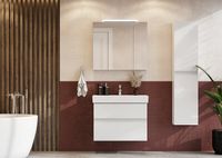 Товар: Зеркальный шкаф Roca Oleta 80 A857647501 с подсветкой Белый матовый - фото 5 Зеркальный шкаф Roca Oleta 80 A857647501 с подсветкой Белый матовый — фото 5, Мебель для ванной