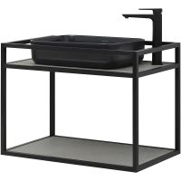 Товар: Консоль под раковину Allen Brau Liberty 75 1.33001.BB Черный браш - фото 7 Консоль под раковину Allen Brau Liberty 75 1.33001.BB Черный браш — фото 7, Консоли для раковины