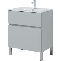 Товар: Тумба под раковину Aquanet Алвита New 70 303899 Серая матовая - фото 2 Тумба под раковину Aquanet Алвита New 70 303899 Серая матовая — фото 2, Тумбы под раковину