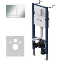 Инсталляция AM.PM PrimeFit I012709.0251 для унитаза с клавишей смыва Хром глянцевый — фото 4, Инсталляции для унитазов