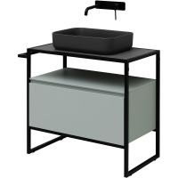 Тумба под раковину Allen Brau Priority 80 1.31002.PWM Папирус матовый — фото 16, Тумбы под раковину