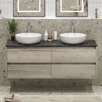 Товар: Тумба под раковину BelBagno Kraft 140 KRAFT-1400-4C-SO-2-RGB подвесная Rovere Galifax Bianco - фото 17 Тумба под раковину BelBagno Kraft 140 KRAFT-1400-4C-SO-2-RGB подвесная Rovere Galifax Bianco — фото 17, Тумбы под раковину