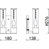 Товар: Настенный светильник Crystal Lux Otono AP2 Black Chromium Transparente Прозрачный Черный хром - фото 5 Настенный светильник Crystal Lux Otono AP2 Black Chromium Transparente Прозрачный Черный хром — фото 5, Светильники