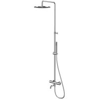 Душевая система Whitecross Y chrome Y1234CR с термостатом Хром — фото 1, Душевое оборудование. Душевая программа