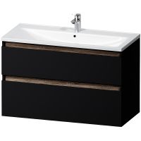 Тумба под раковину AM.PM X-Joy 100 M85AFHX1002BM подвесная Черная матовая — фото 2, Мебель для ванной