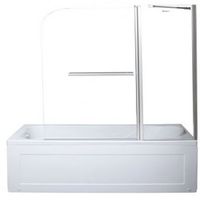 Товар: Шторка на ванну Aquanet SG-1200 150 209412 профиль Хром стекло Прозрачное - фото 1 Шторка на ванну Aquanet SG-1200 150 209412 профиль Хром стекло Прозрачное — фото 1, Шторки для ванной распашные