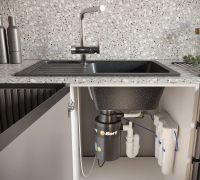 Товар: Кухонная мойка Domaci Бьелла DMC-76 DMC-76-308 Черная - фото 6 Кухонная мойка Domaci Бьелла DMC-76 DMC-76-308 Черная — фото 6, Кухонные мойки