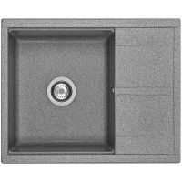 Кухонная мойка Aquaton Делия 65 1A718632DE230 Серая — фото 1, Кухонные мойки