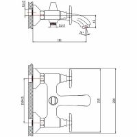 Комплект смесителей Orange Kristi M33-311cr Хром — фото 4, Смесители