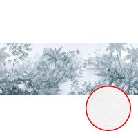 Фреска Ortograf Its Jungle 33666 Фактура бархат FX Флизелин (8*3) Голубой, Деревья — фото 1, Фрески