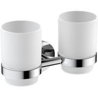 Стакан для зубных щеток Timo Saona 13034/00 двойной Хром — фото 1, Стаканы для зубных щеток