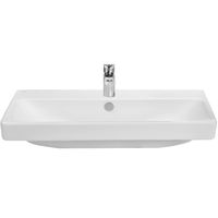 Тумба с раковиной Aquaton Оливия 80 1A2831K0OLVG0 подвесная Бежевый Дуб веллингтон — фото 5, Тумбы с раковиной