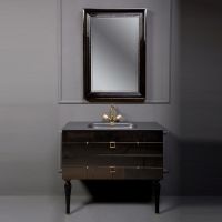 Товар: Зеркало Boheme Armadi Art Terso 70 557 с подсветкой Черный глянец - фото 3 Зеркало Boheme Armadi Art Terso 70 557 с подсветкой Черный глянец — фото 3, Мебель для ванной