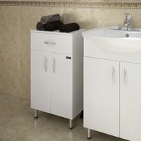 Тумба СанТа Стандарт 45 Белая — фото 1, Комоды и тумбы для ванной комнаты